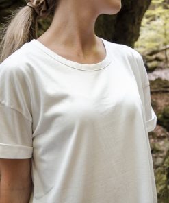 Healthy textile Dámske biele tričko